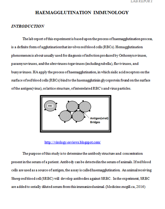 HAEMAGGLUTINATION IMMUNOLOGY