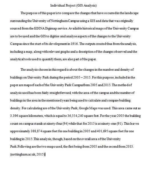 Individual Project (GIS Analysis)