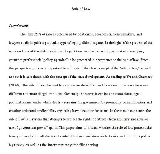 Rule of Law