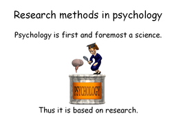 Research methods in psychology