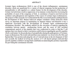 HLA Associated Genetic Predisposition to Systemic Lupus Erythematosus