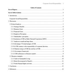 CORPORATE SOCIAL RESPONSIBILITY