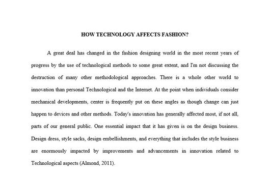 How Technology Affects Fashion