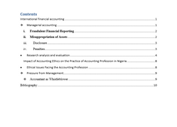 International financial accounting