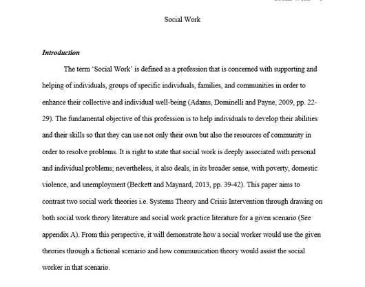Social Work